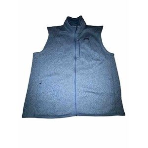 Patagonia Vest Men’s Size 3XL Blue Better Sweater Fleece Full Zip Pocket Outdoor